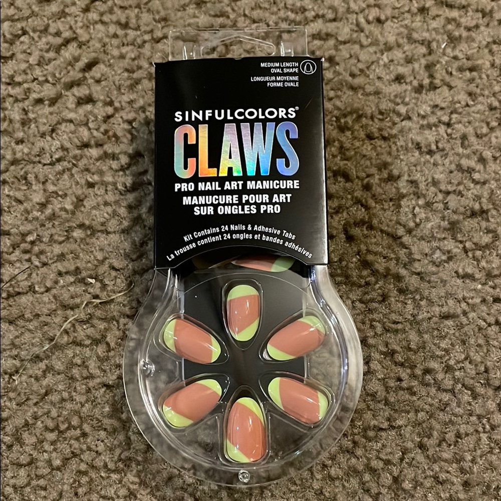 Vibrant “Lemon Dip” Press-On Nails with Star Design